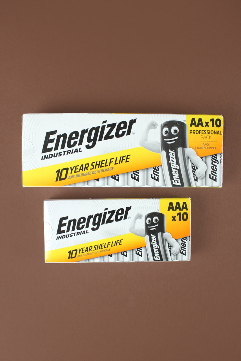 Energizer Industrial AAA LR03 Alkaline Batteries (Box of 10)